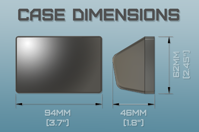 PilotClock size diagram