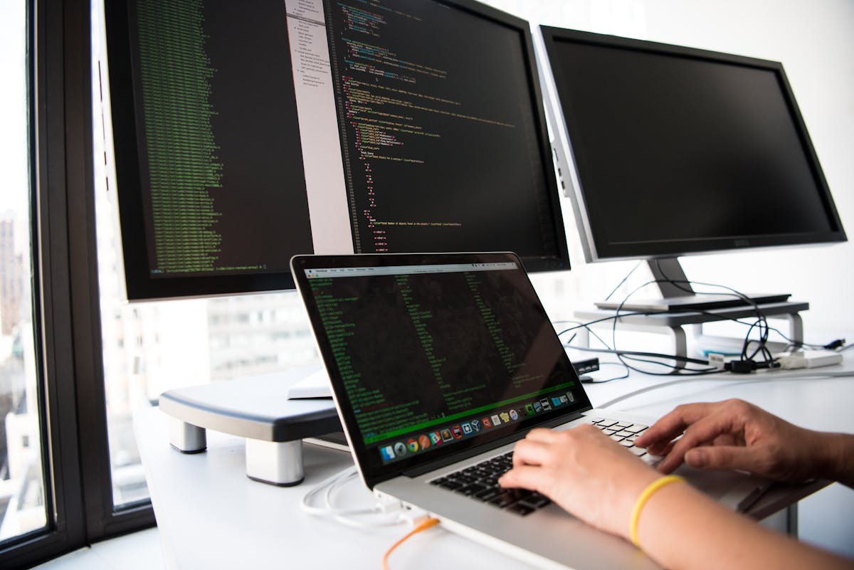 Software development on a laptop